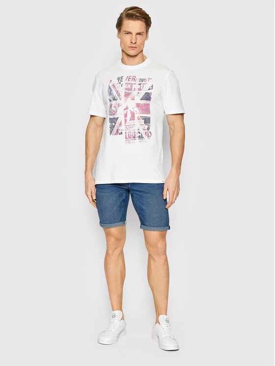 Πολύ καλή προσφορά 🌟 Only & Sons Άνδρες T-shirts T-Shirt Pistol 22021853 Λευκό Regular Fit ❤️ - Image 2