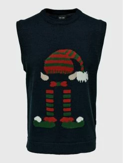 Τοπ 10 🧨 Only & Sons Άνδρες Πουλόβερ Xmas 22023348 Σκούρο μπλε Regular Fit 😉