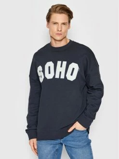 Flash Sale 👍 Only & Sons Άνδρες Μπλούζες Χωρίς Φερμουάρ Μπλούζα Karl 22021761 Σκούρο μπλε Regular Fit 😉