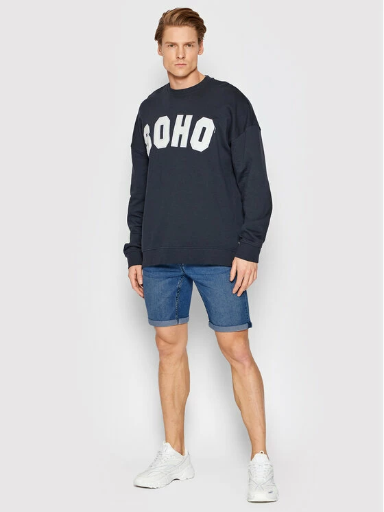 Flash Sale 👍 Only & Sons Άνδρες Μπλούζες Χωρίς Φερμουάρ Μπλούζα Karl 22021761 Σκούρο μπλε Regular Fit 😉 - Image 2