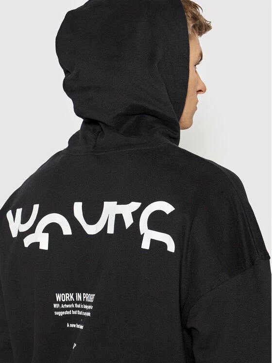 Η καλύτερη συμφωνία 🔔 Only & Sons Άνδρες Μπλούζες Χωρίς Φερμουάρ Μπλούζα Kirk 22021764 Μαύρο Relaxed Fit ✨ - Image 4