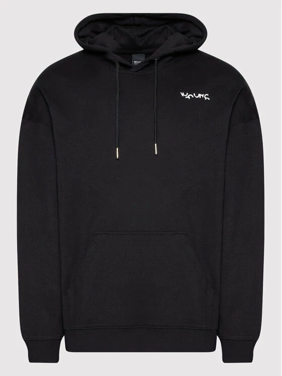 Η καλύτερη συμφωνία 🔔 Only & Sons Άνδρες Μπλούζες Χωρίς Φερμουάρ Μπλούζα Kirk 22021764 Μαύρο Relaxed Fit ✨ - Image 5