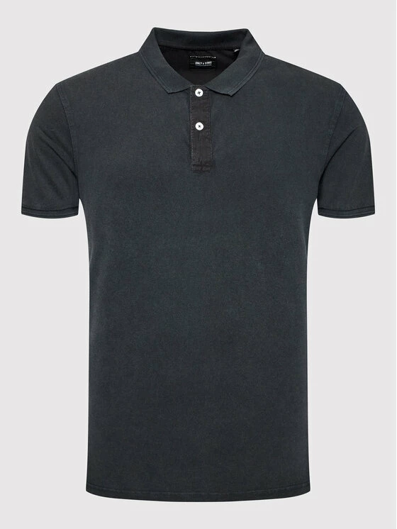 Ολοκαίνουργιο 😀 Only & Sons Άνδρες Μπλούζες Polo Polo Travis 22021769 Σκούρο μπλε Slim Fit 😍 - Image 5