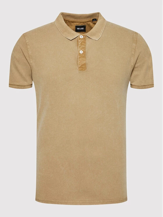Η καλύτερη συμφωνία ✔️ Only & Sons Άνδρες Μπλούζες Polo Polo Travis 22021769 Καφέ Slim Fit 🌟 - Image 5