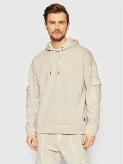 Η καλύτερη συμφωνία 😍 Only & Sons Άνδρες Μπλούζες Χωρίς Φερμουάρ Μπλούζα Kolton 22021745 Γκρι Relaxed Fit 🛒