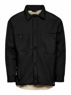 Προϋπολογισμός 👍 Only & Sons Άνδρες Μεταβατικά Μπουφάν Μπουφάν μεταβατικό Harry 22022465 Μαύρο Regular Fit ✨