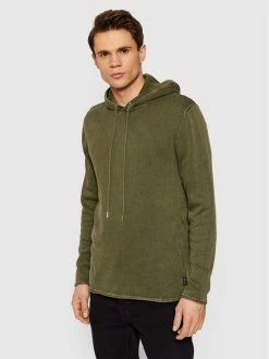 Συμφωνίες 🔥 Only & Sons Άνδρες Μπλούζες Χωρίς Φερμουάρ Μπλούζα Garson 22021016 Πράσινο Regular Fit ✔️