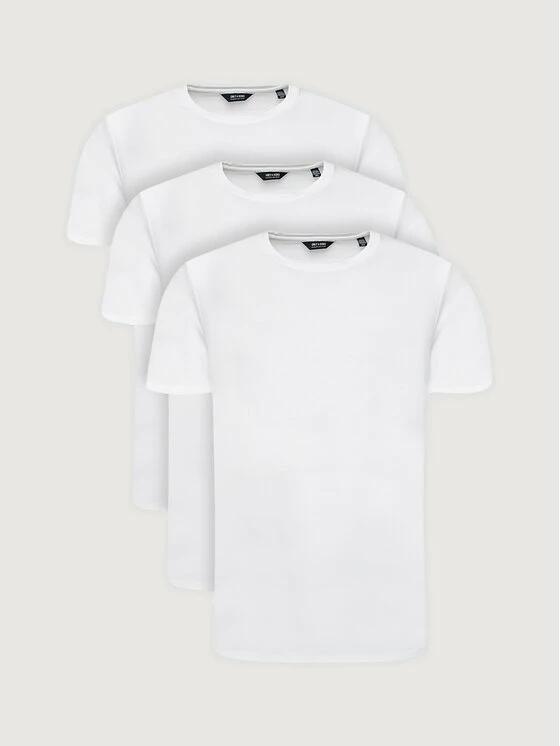 Κουπόνι 😍 Only & Sons Άνδρες Σετ 3 T-Shirts Matt 22013782 Λευκό Regular Fit ✨