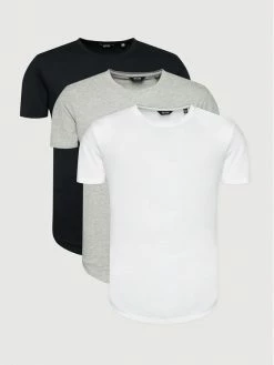 Εξοδος 🛒 Only & Sons Άνδρες Σετ 3 T-Shirts Matt 22013782 Έγχρωμο Regular Fit ⌛