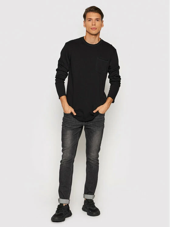 ΧΟΝΔΡΙΚΟ ΕΜΠΟΡΙΟ 🧨 Only & Sons Άνδρες Μακρυμάνικα Longsleeve Klas 22020359 Μαύρο Regular Fit 😍 - Image 2