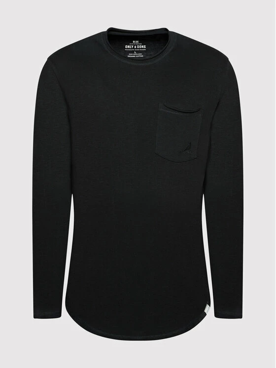 ΧΟΝΔΡΙΚΟ ΕΜΠΟΡΙΟ 🧨 Only & Sons Άνδρες Μακρυμάνικα Longsleeve Klas 22020359 Μαύρο Regular Fit 😍 - Image 5