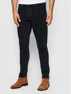 Αγορά ⭐ Only & Sons Άνδρες Slim Fit Τζιν Loom 22021669 Σκούρο μπλε Tapered Fit 🔥