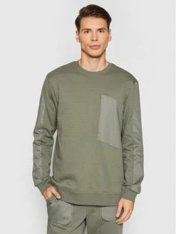 Συμφωνίες 🧨 Only & Sons Άνδρες Μπλούζες Χωρίς Φερμουάρ Μπλούζα Ronald 22020691 Πράσινο Regular Fit 🎁