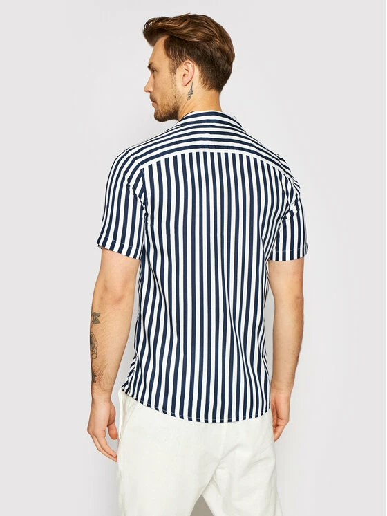 Flash Sale 🔔 Only & Sons Άνδρες Casual Πουκάμισα Πουκάμισο Wayne 22013267 Σκούρο μπλε Regular Fit 🤩 - Image 3