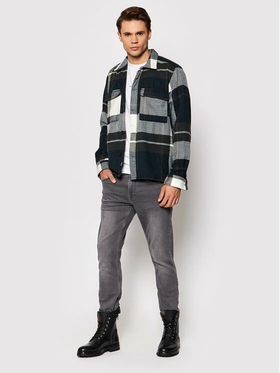 Flash Sale ✨ Only & Sons Άνδρες Casual Πουκάμισα Πουκάμισο Leroy 22021218 Σκούρο μπλε Regular Fit ✨ - Image 2