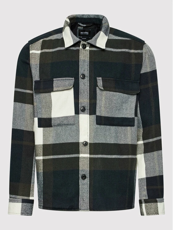 Flash Sale ✨ Only & Sons Άνδρες Casual Πουκάμισα Πουκάμισο Leroy 22021218 Σκούρο μπλε Regular Fit ✨ - Image 5