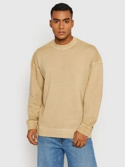 Ολοκαίνουργιο 🧨 Only & Sons Άνδρες Μπλούζες Χωρίς Φερμουάρ Μπλούζα Ron 22020929 Καφέ Relaxed Fit 😍