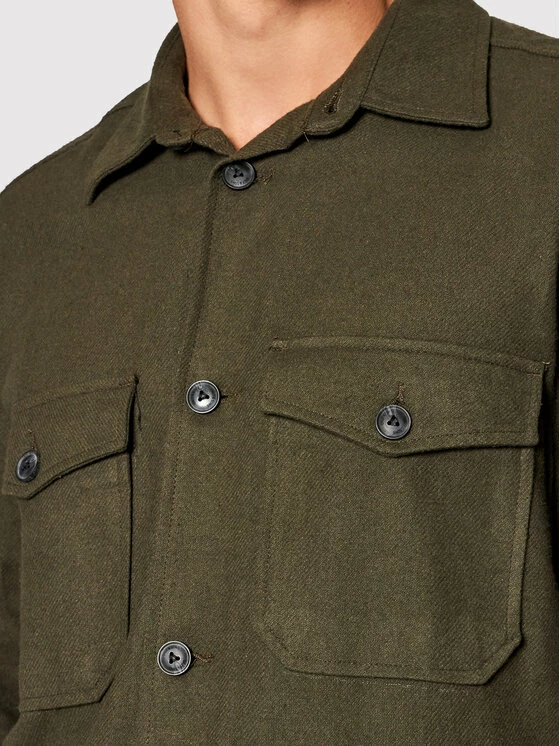 Ολοκαίνουργιο 😉 Only & Sons Άνδρες Casual Πουκάμισα Πουκάμισο Milo 22020603 Πράσινο Regular Fit 🔔 - Image 4