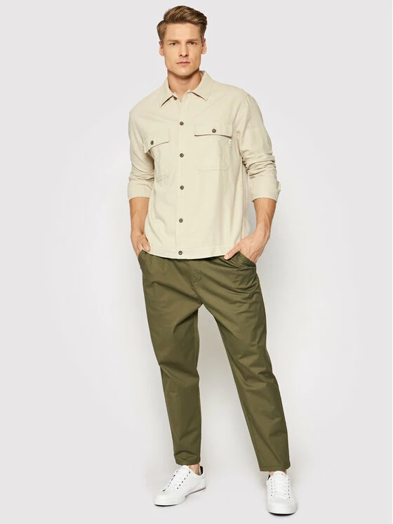 Νέος 😍 Only & Sons Άνδρες Casual Πουκάμισα Πουκάμισο Kennet 22019758 Μπεζ Regular Fit ❤️ - Image 2