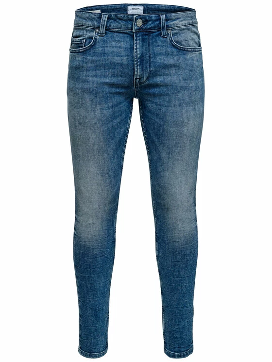 Το φθηνότερο 🧨 Only & Sons Άνδρες Τζιν Warp 22013620 Σκούρο μπλε Skinny Fit 👏 - Image 5