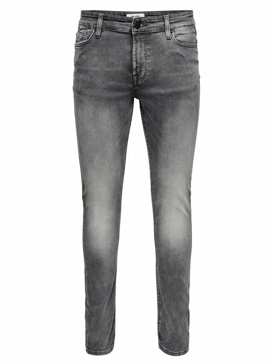 Η καλύτερη συμφωνία 🔔 Only & Sons Άνδρες Τζιν Loom 22017103 Γκρι Slim Fit 🌟 - Image 5