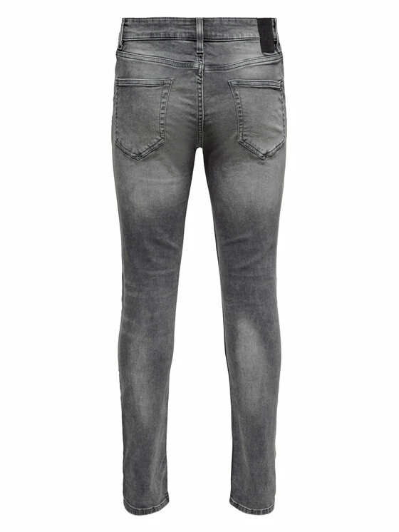 Η καλύτερη συμφωνία 🔔 Only & Sons Άνδρες Τζιν Loom 22017103 Γκρι Slim Fit 🌟 - Image 6