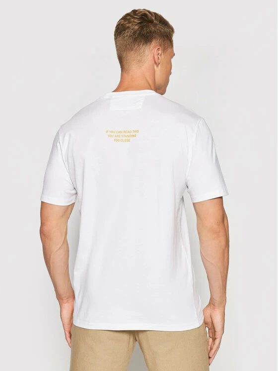 Αγορά 🤩 Only & Sons Άνδρες T-shirts T-Shirt Vincent 22020097 Λευκό Regular Fit 🛒 - Image 3