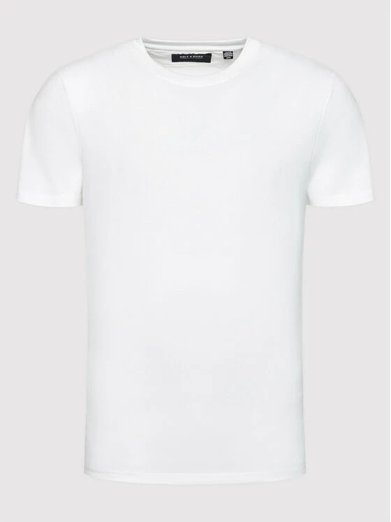 Αγορά 🤩 Only & Sons Άνδρες T-shirts T-Shirt Vincent 22020097 Λευκό Regular Fit 🛒 - Image 5