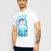 Φτηνός 🎁 Only & Sons Άνδρες T-shirts T-Shirt Diego Maradona 22021552 Λευκό Regular Fit 🌟