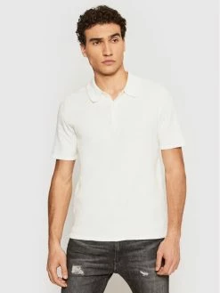 Φτηνός ⭐ Only & Sons Άνδρες Μπλούζες Polo Polo Moose 22019416 Λευκό Regular Fit ⌛