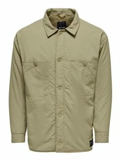 Νέος 🔥 Only & Sons Άνδρες Μεταβατικά Μπουφάν Μπουφάν μεταβατικό Harry 22022465 Μπεζ Regular Fit ✨