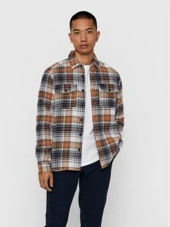 Συμφωνίες 🔥 Only & Sons Άνδρες Μεταβατικά Μπουφάν Μπουφάν μεταβατικό Jarred 22018217 Πορτοκαλί Regular Fit 🔔