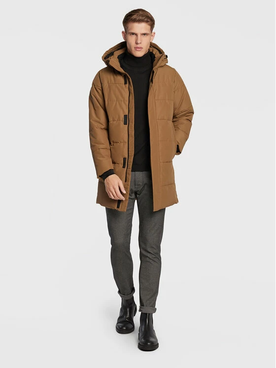 Εκπτωση 🤩 Only & Sons Άνδρες Πουπουλένια Μπουφάν Μπουφάν πουπουλένιο Carl Long Qualited 22020156 Καφέ Regular Fit 🔥 - Image 2