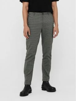 Καλύτερη πώληση 👏 Only & Sons Άνδρες Παντελόνια Chinos Παντελόνι Chino Elyas 22017550 Γκρι Slim Fit 🔥