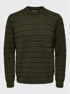 Πολύ καλή προσφορά ✨ Only & Sons Άνδρες Πουλόβερ Ean Life 22023469 Πράσινο Regular Fit 🧨