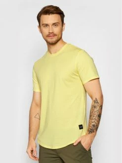 Συμφωνίες 🎉 Only & Sons Άνδρες T-shirts T-Shirt Matt 22002973 Κίτρινο Regular Fit 🛒