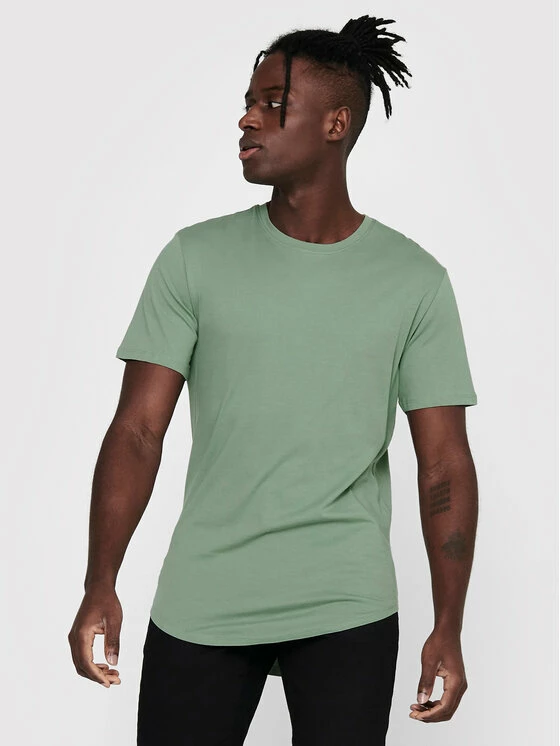 Καλύτερη πώληση 🧨 Only & Sons Άνδρες T-shirts T-Shirt Matt 22002973 Πράσινο Regular Fit 🎁