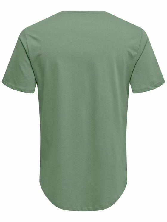 Καλύτερη πώληση 🧨 Only & Sons Άνδρες T-shirts T-Shirt Matt 22002973 Πράσινο Regular Fit 🎁 - Image 6