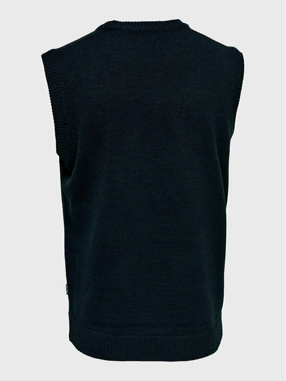 Τοπ 10 🧨 Only & Sons Άνδρες Πουλόβερ Xmas 22023348 Σκούρο μπλε Regular Fit 😉 - Image 2