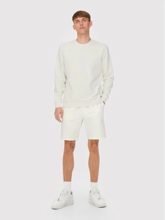 Best Pirce 👏 Only & Sons Άνδρες Αθλητικά Σορτς Αθλητικό σορτς Ceres 22019490 Λευκό Regular Fit ✔️ - Image 2