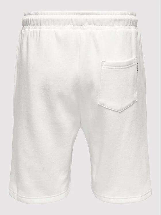 Best Pirce 👏 Only & Sons Άνδρες Αθλητικά Σορτς Αθλητικό σορτς Ceres 22019490 Λευκό Regular Fit ✔️ - Image 6