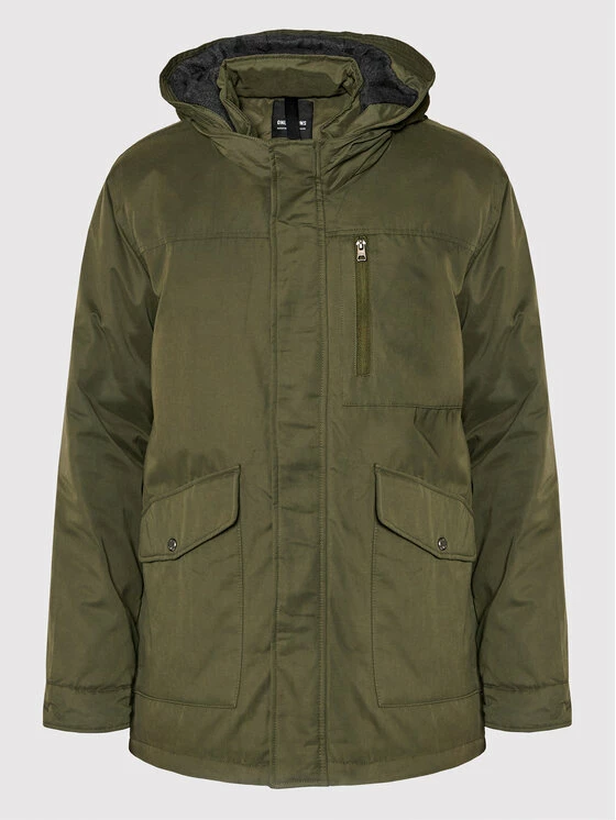 Αγορά 🤩 Only & Sons Άνδρες Μπουφάν Παρκά Parka Elliot 22019342 Πράσινο Regular Fit ✔️ - Image 6