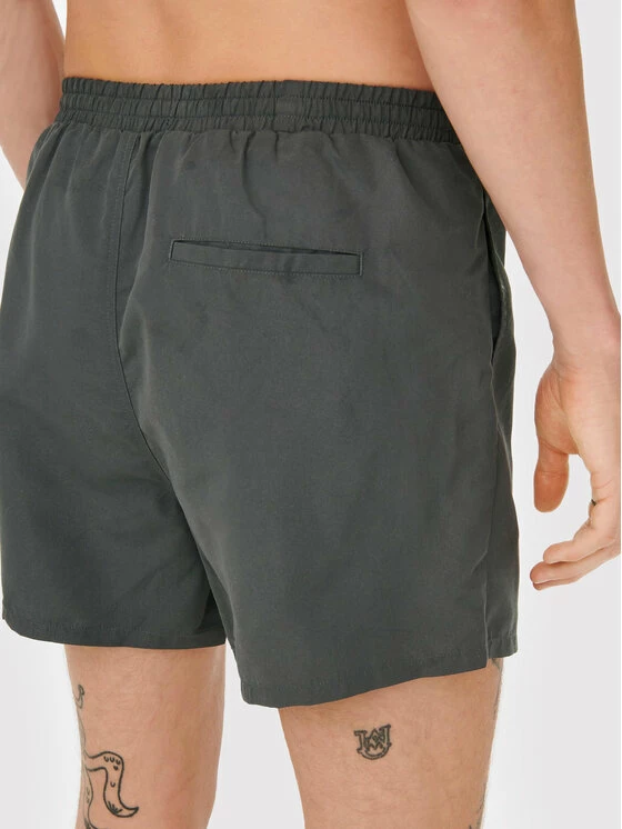 Καλύτερη πώληση ⭐ Only & Sons Άνδρες Σορτς κολύμβησης Ted 22021832 Γκρι Regular Fit ✔️ - Image 4