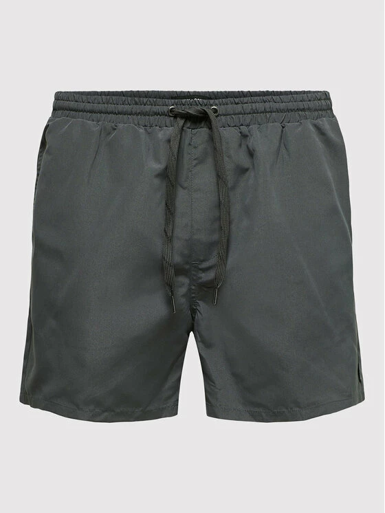 Καλύτερη πώληση ⭐ Only & Sons Άνδρες Σορτς κολύμβησης Ted 22021832 Γκρι Regular Fit ✔️ - Image 5