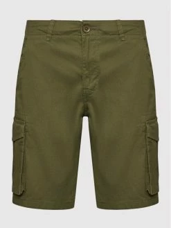 Ολοκαίνουργιο 🤩 Only & Sons Άνδρες Υφασμάτινα Σορτς Σορτς υφασμάτινο Mike 22021459 Πράσινο Regular Fit 🔥