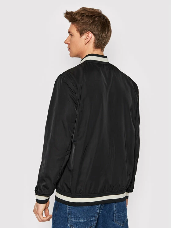 Συμφωνίες 🔥 Only & Sons Άνδρες Μπουφάν Bomber Μπόμπερ μπουφάν Ace 22021031 Μαύρο Regular Fit 🎁 - Image 3