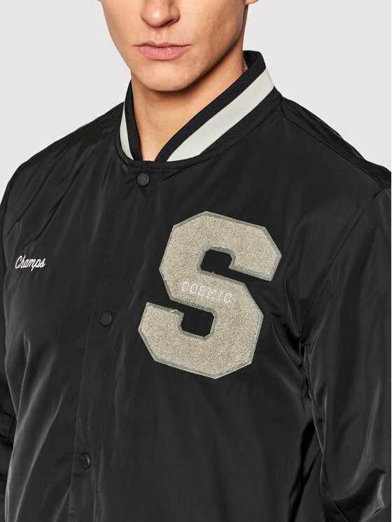 Συμφωνίες 🔥 Only & Sons Άνδρες Μπουφάν Bomber Μπόμπερ μπουφάν Ace 22021031 Μαύρο Regular Fit 🎁 - Image 4