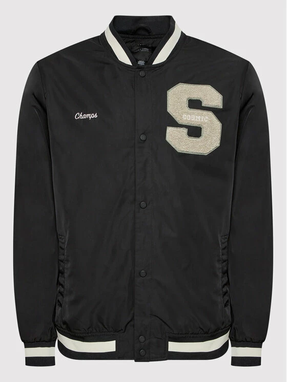 Συμφωνίες 🔥 Only & Sons Άνδρες Μπουφάν Bomber Μπόμπερ μπουφάν Ace 22021031 Μαύρο Regular Fit 🎁 - Image 6