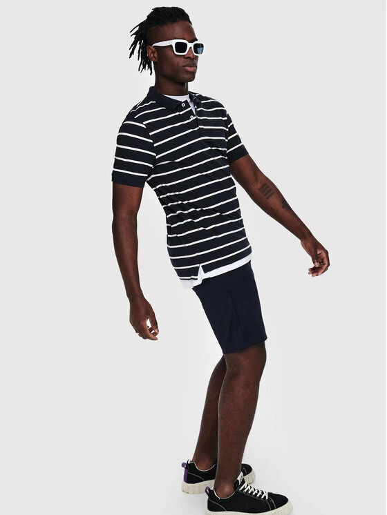 Το φθηνότερο ✨ Only & Sons Άνδρες Υφασμάτινα Σορτς Σορτς υφασμάτινο Mark 22018667 Σκούρο μπλε Regular Fit ✨ - Image 5