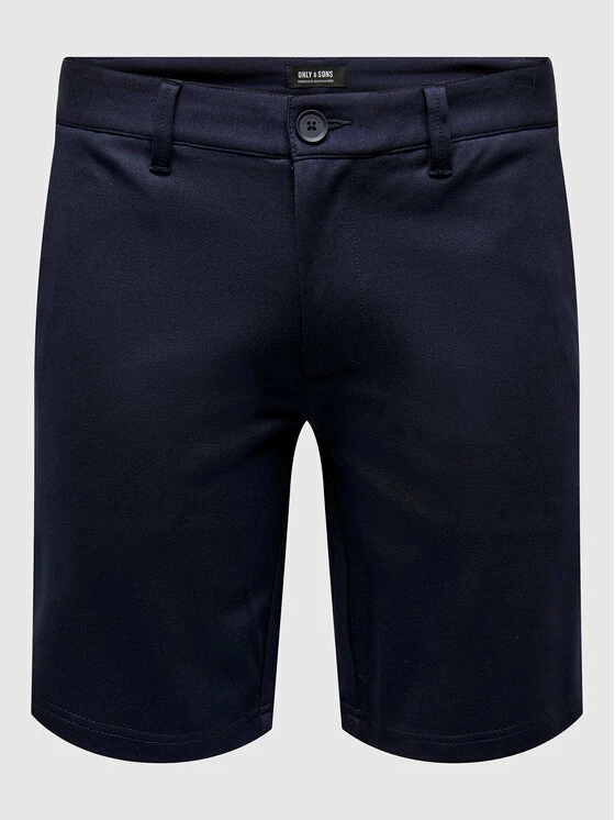 Το φθηνότερο ✨ Only & Sons Άνδρες Υφασμάτινα Σορτς Σορτς υφασμάτινο Mark 22018667 Σκούρο μπλε Regular Fit ✨ - Image 6